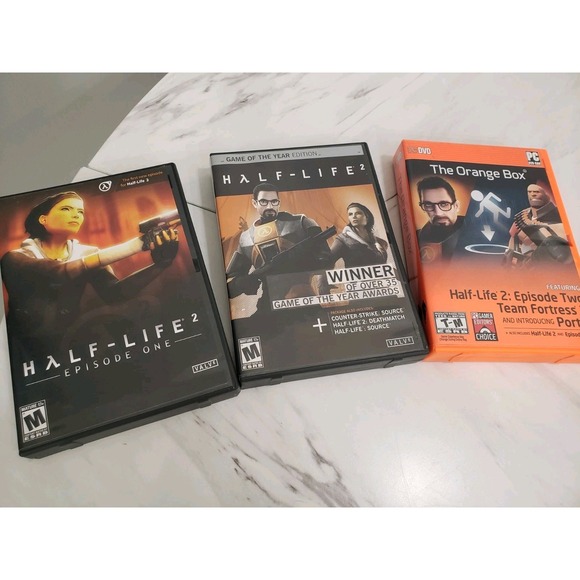 Lot 3 Half-Life 2: Game of the Year Orange Box Episode One PC - Picture 1 of 6